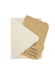 happy birthday beautiful flower card