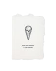 ice cream cone sweetest birthday card