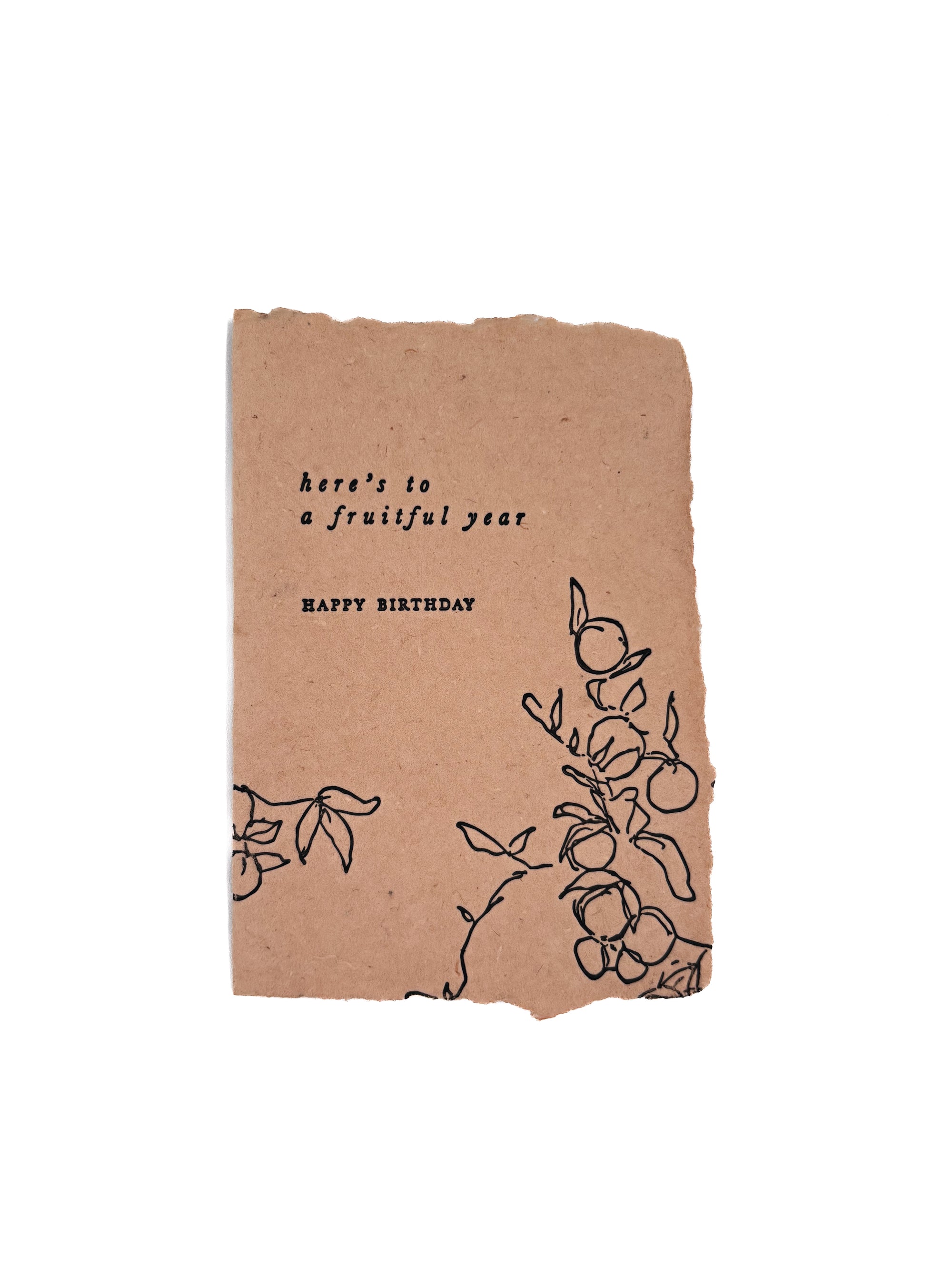 fruitful year happy birthday card