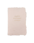 happy birthday lovely card