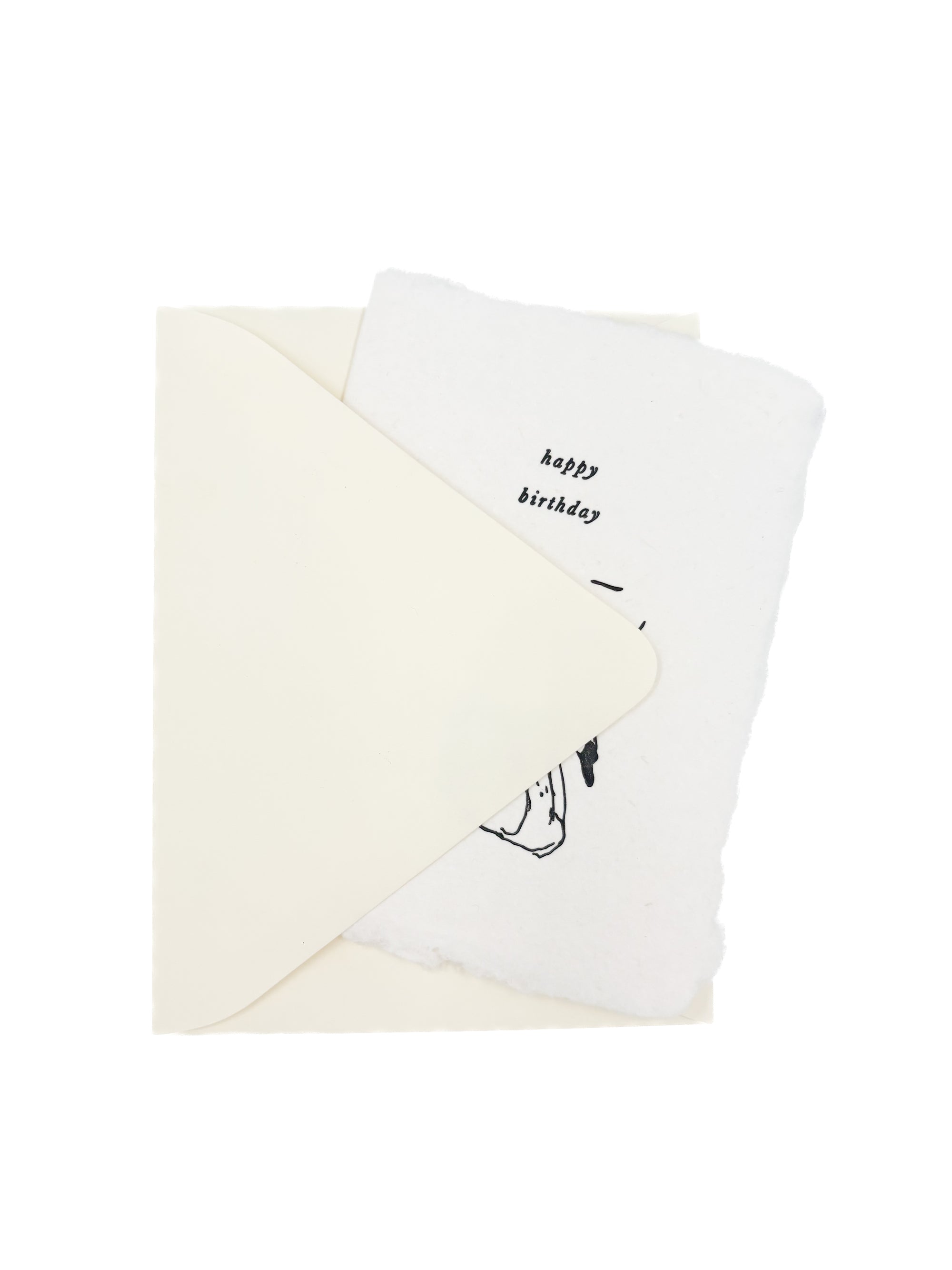 swan happy birthday card