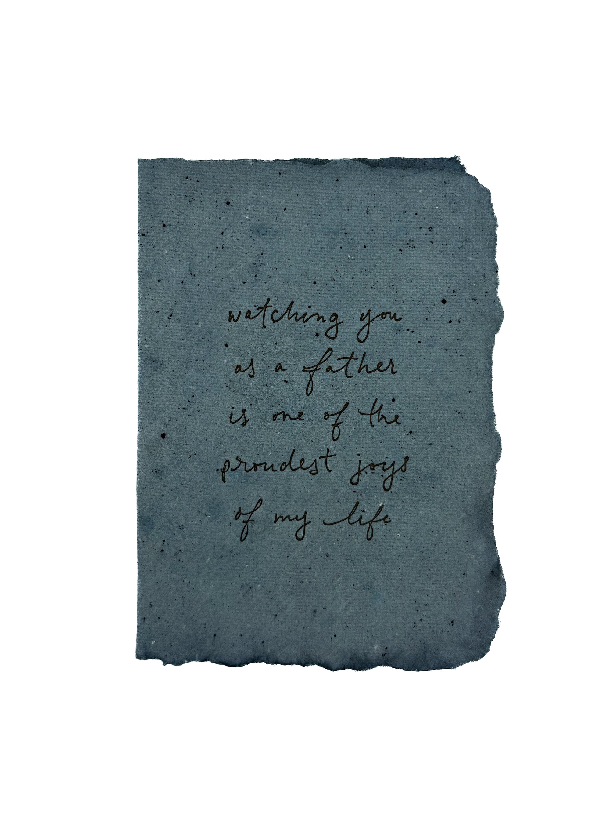 watching you as a father card