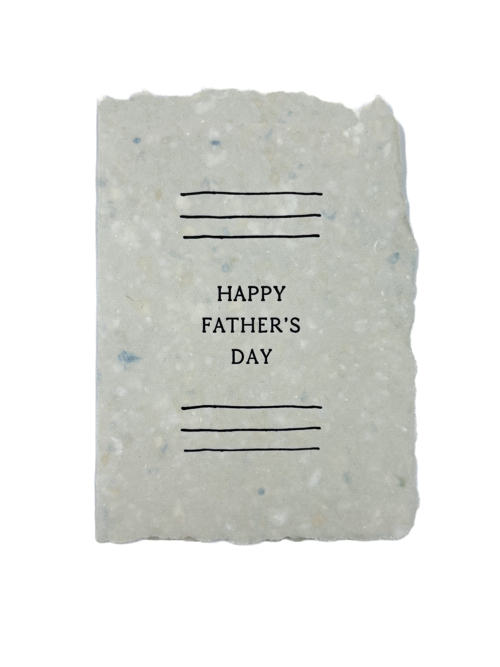 happy father’s day with lines card