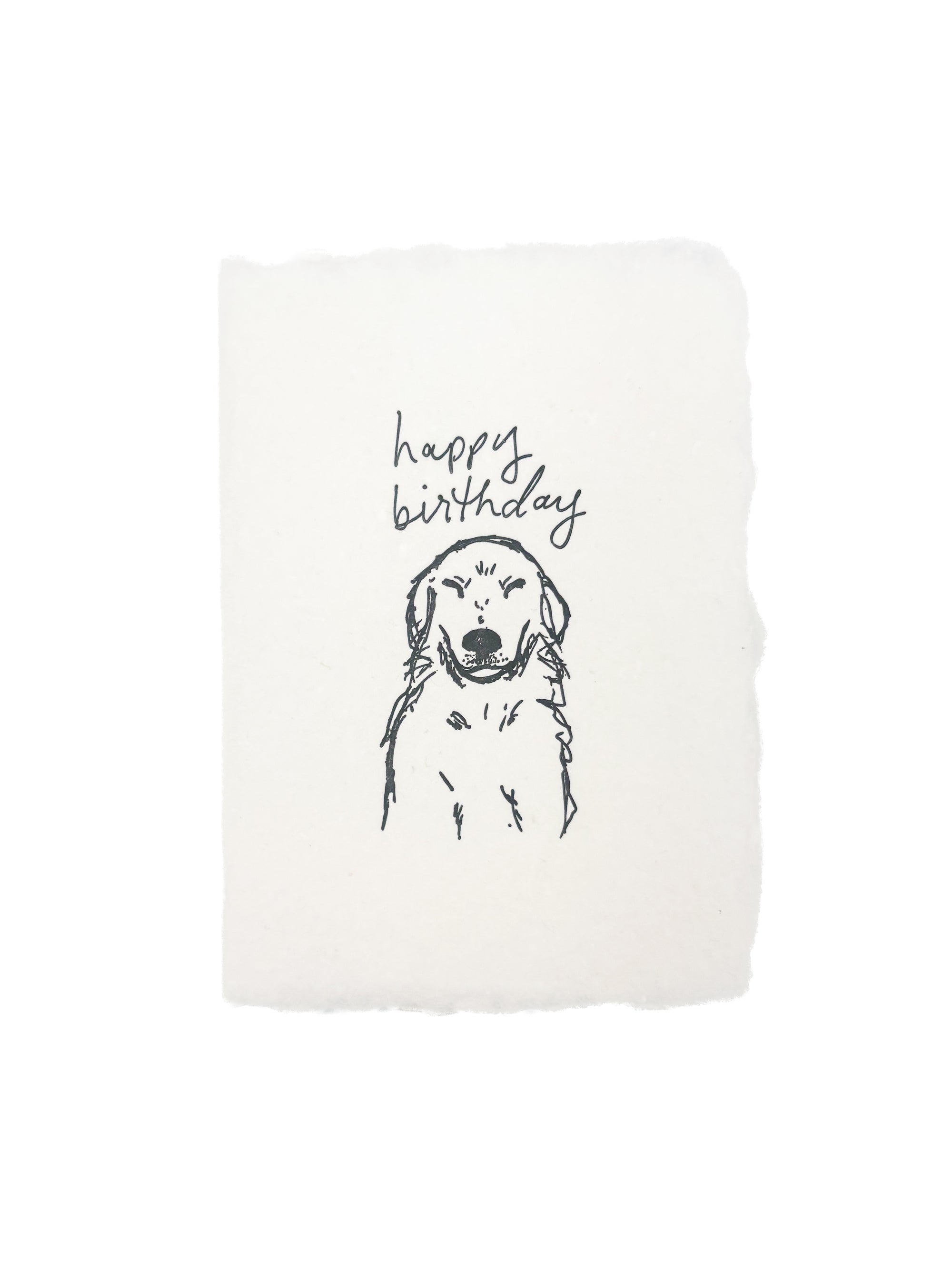happy birthday dog card