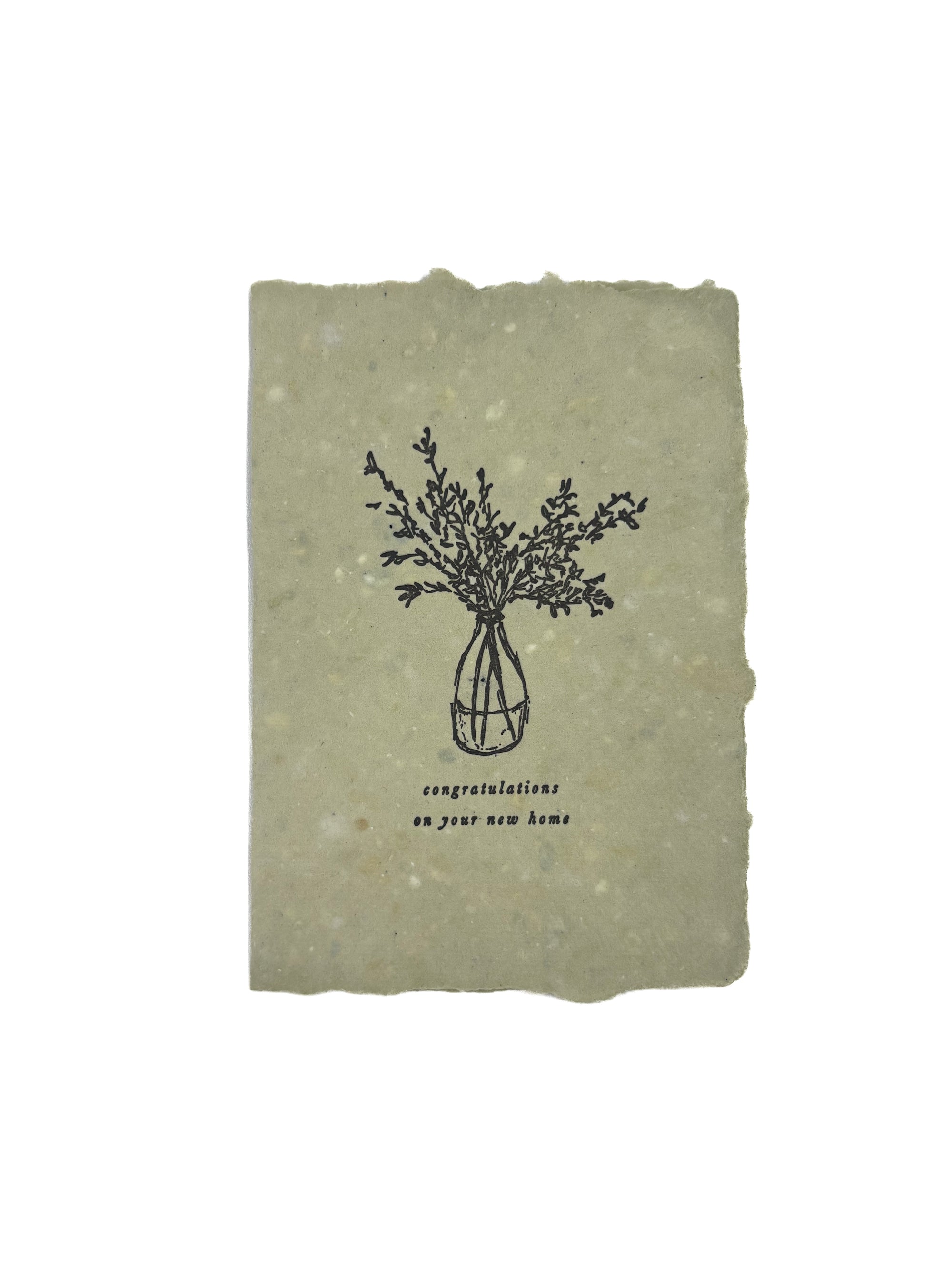 congratulations on your new home card