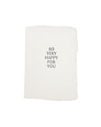 so very happy for you card