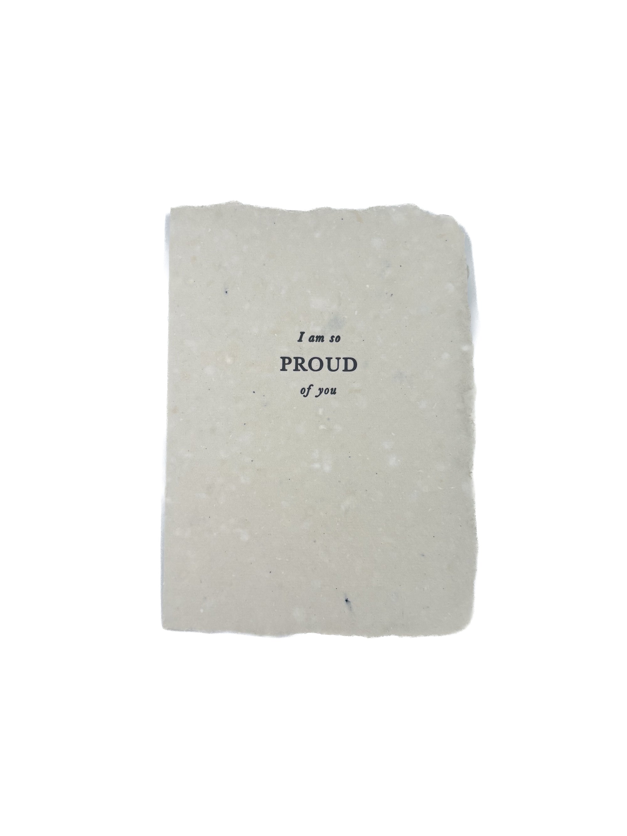 I am so proud of you card