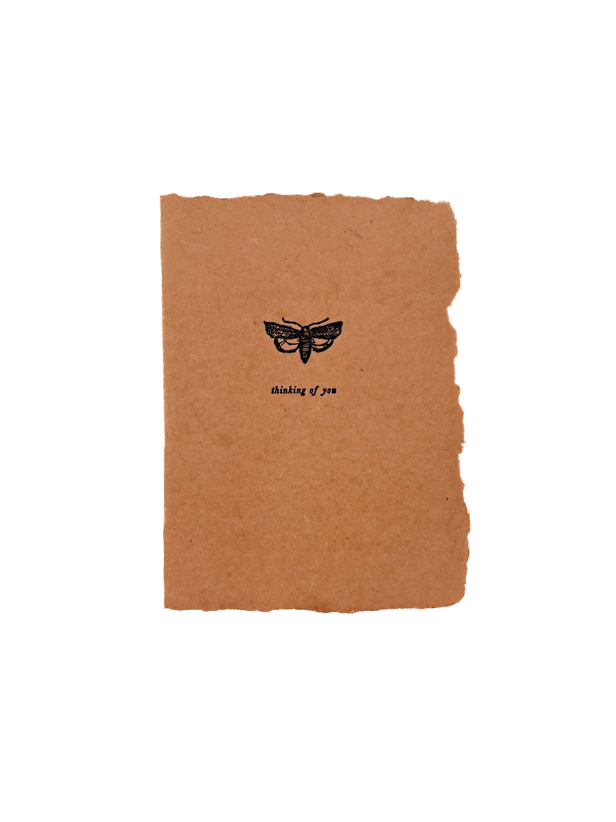 thinking of you moth card