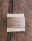 100% Wool Dish Sponges - Set of 2