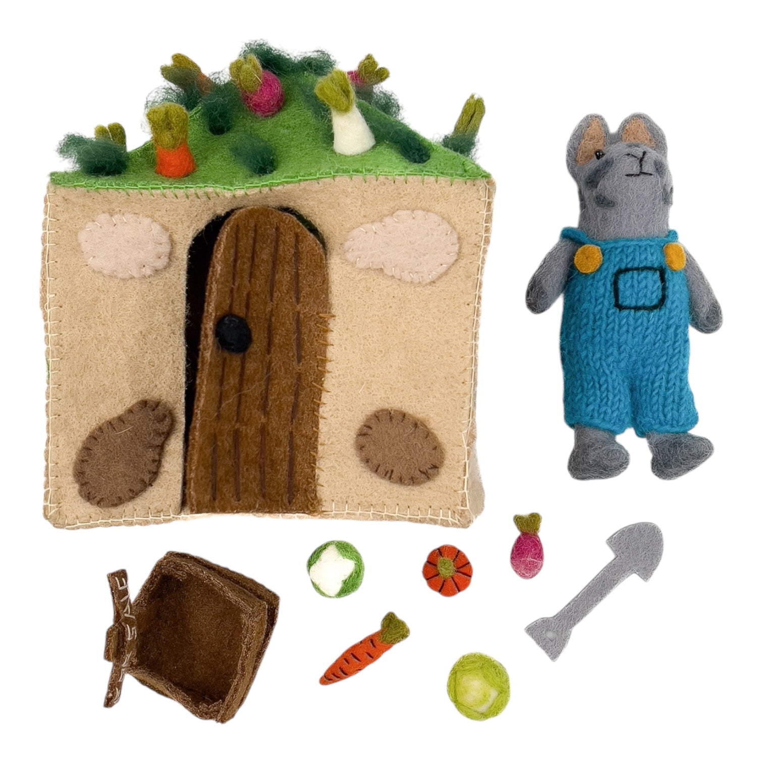 Rowan the Rabbit - Felt Play Set