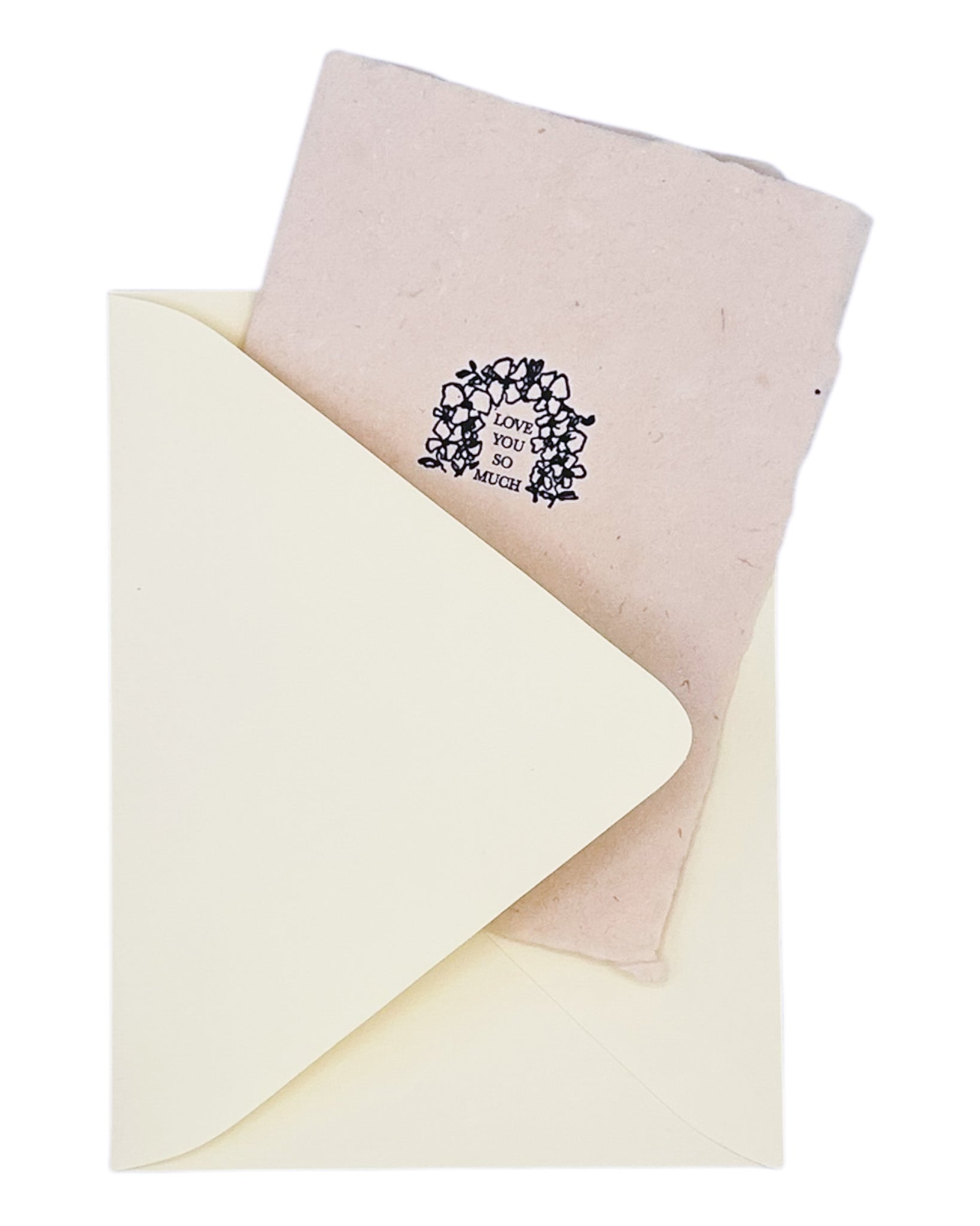 “Love you so much” with floral arch card