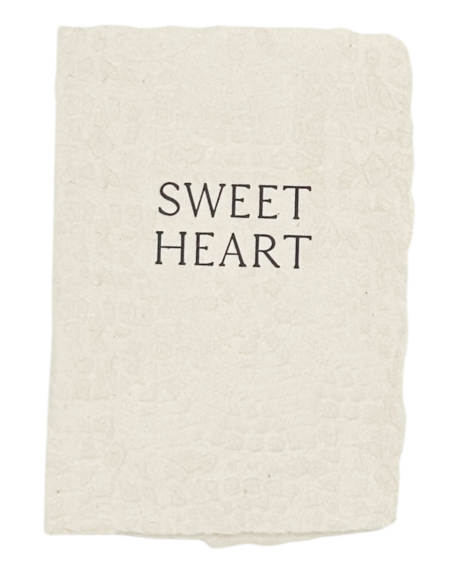 sweetheart lace imprint card