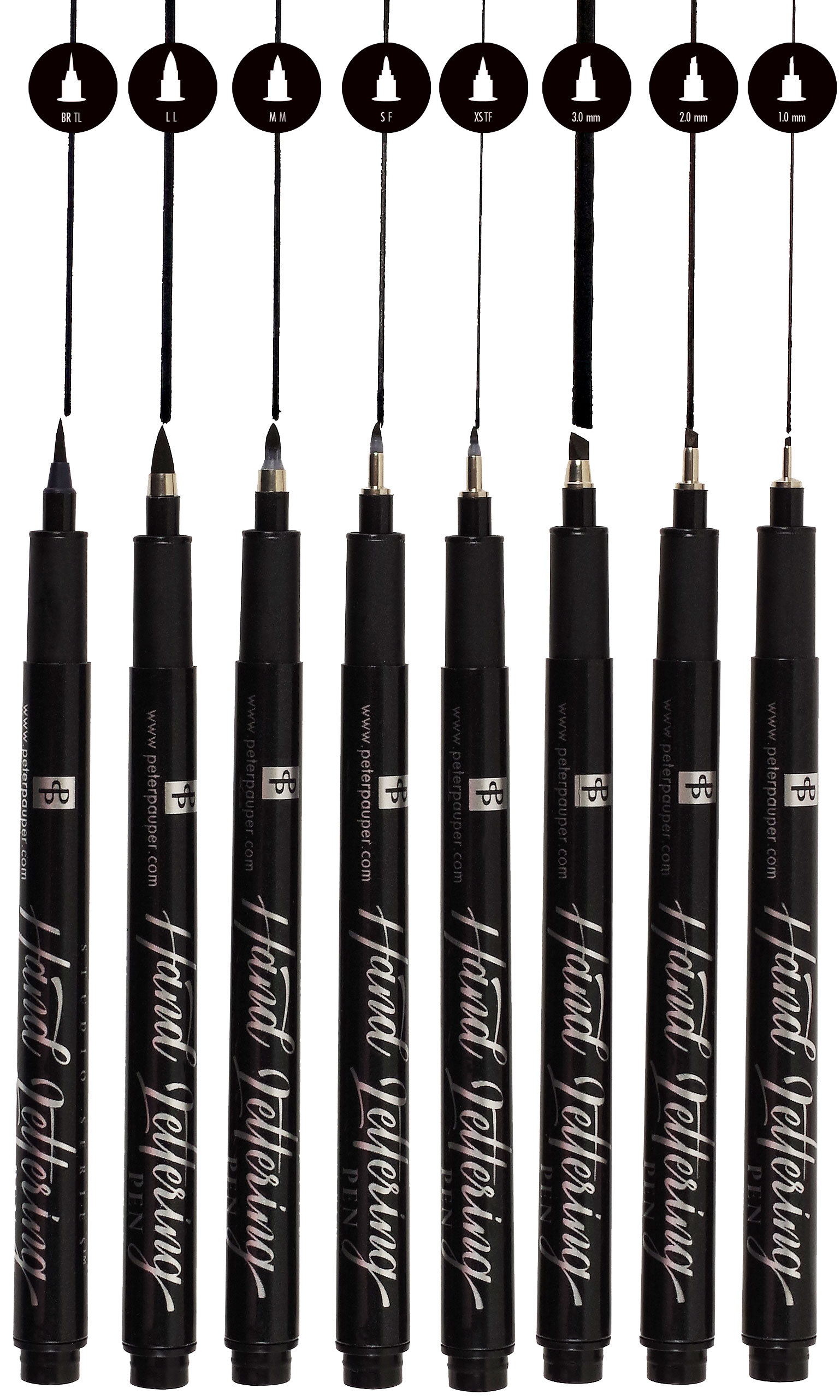 Studio Series Hand Lettering Pens (set of 8)