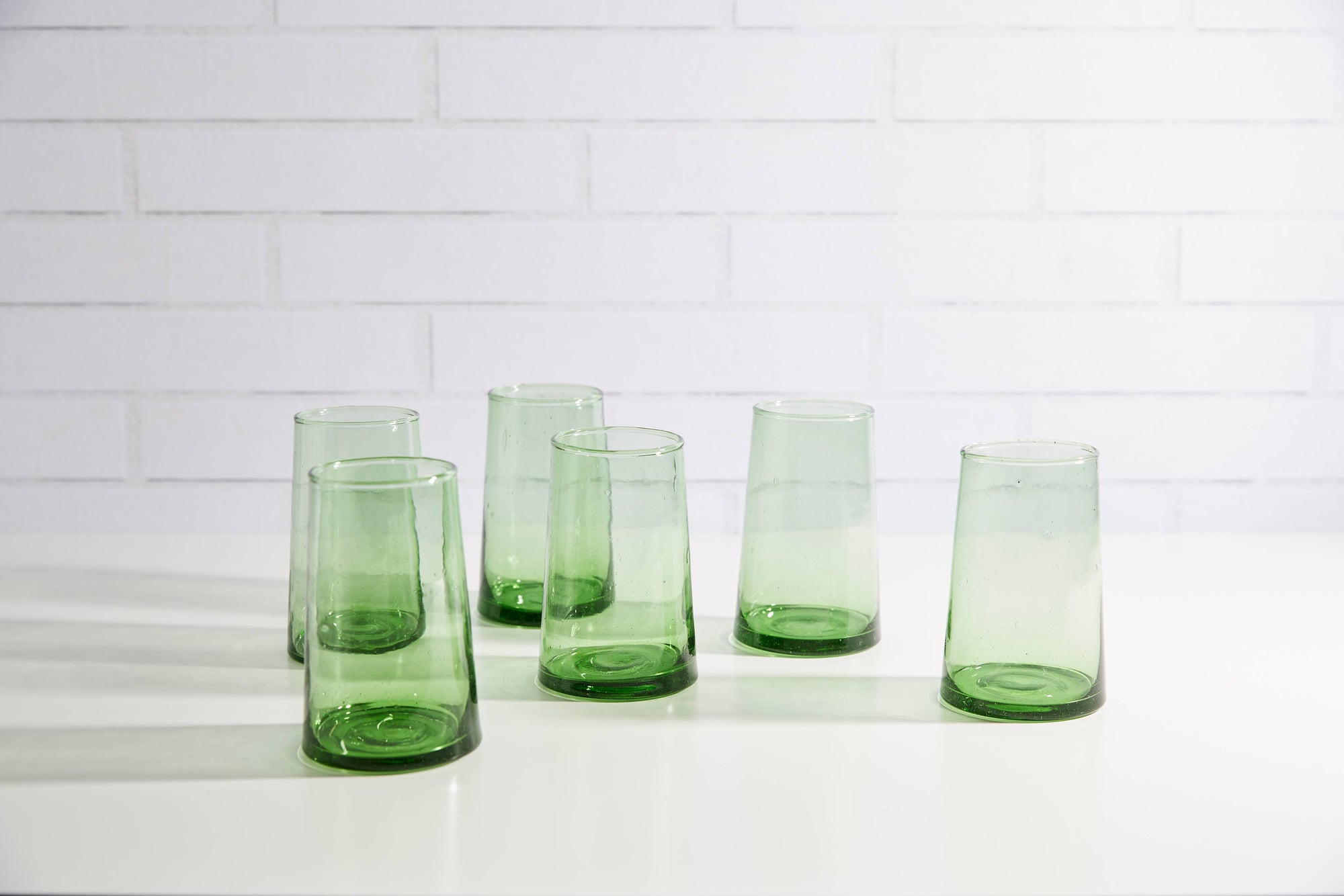 Handblown Moroccan Cone Glass