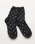 Polka Dots Casual Socks: Mauve