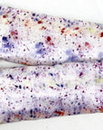 Naturally Dyed Silk Eye Pillow with Organic Filling: Multicolor Speckes