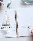 Seaside watercolor workbook