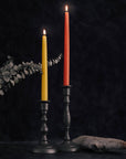 Beeswax Taper Candles – Dripless & Handmade in USA: Dusty Rose / 8"