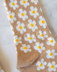 Full of Daisy Casual Socks: Rust