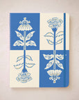 Blue Flower Bouquet Seedlings Sewn Trio Notebook Set