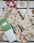 Pouch - Greens and Flowers