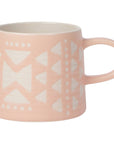 Danica Studio Pink Imprint Stoneware Mugs 12 oz