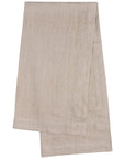 Natural Linen Bath Towel: Light Grey/Taupe