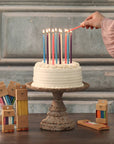 Hand-Dipped Birthday Candles (100% Pure Beeswax) – 6"