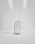 Tall Siena Handblown Hammered Bud Vase: Blush