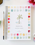 Tropical watercolor workbook