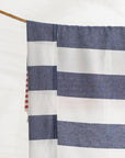 Light Weight 100% Cotton Beach Towels - Red/Navy