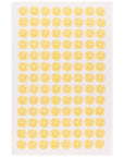 Lemon Print Yellow Floursack Dishtowels Set of 2