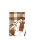 Yellow Check Napkins - Set of four