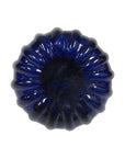 3" Vintage Reproduction Glass Inkwell - Cobalt Blue
