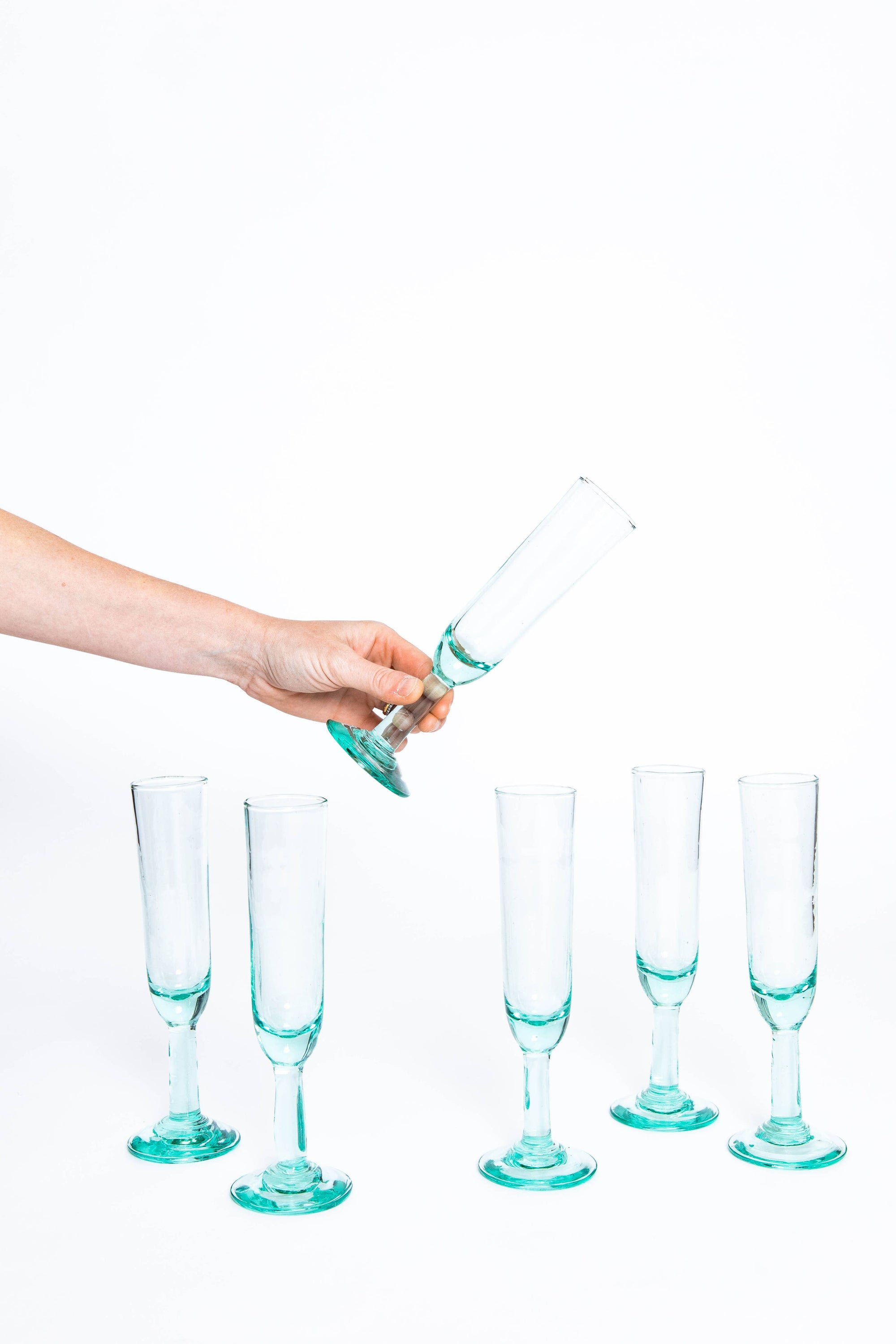 Handblown Champagne Flute