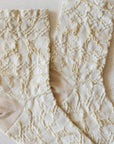 Christmas Glitter Casual Crew Socks: Dark Brown