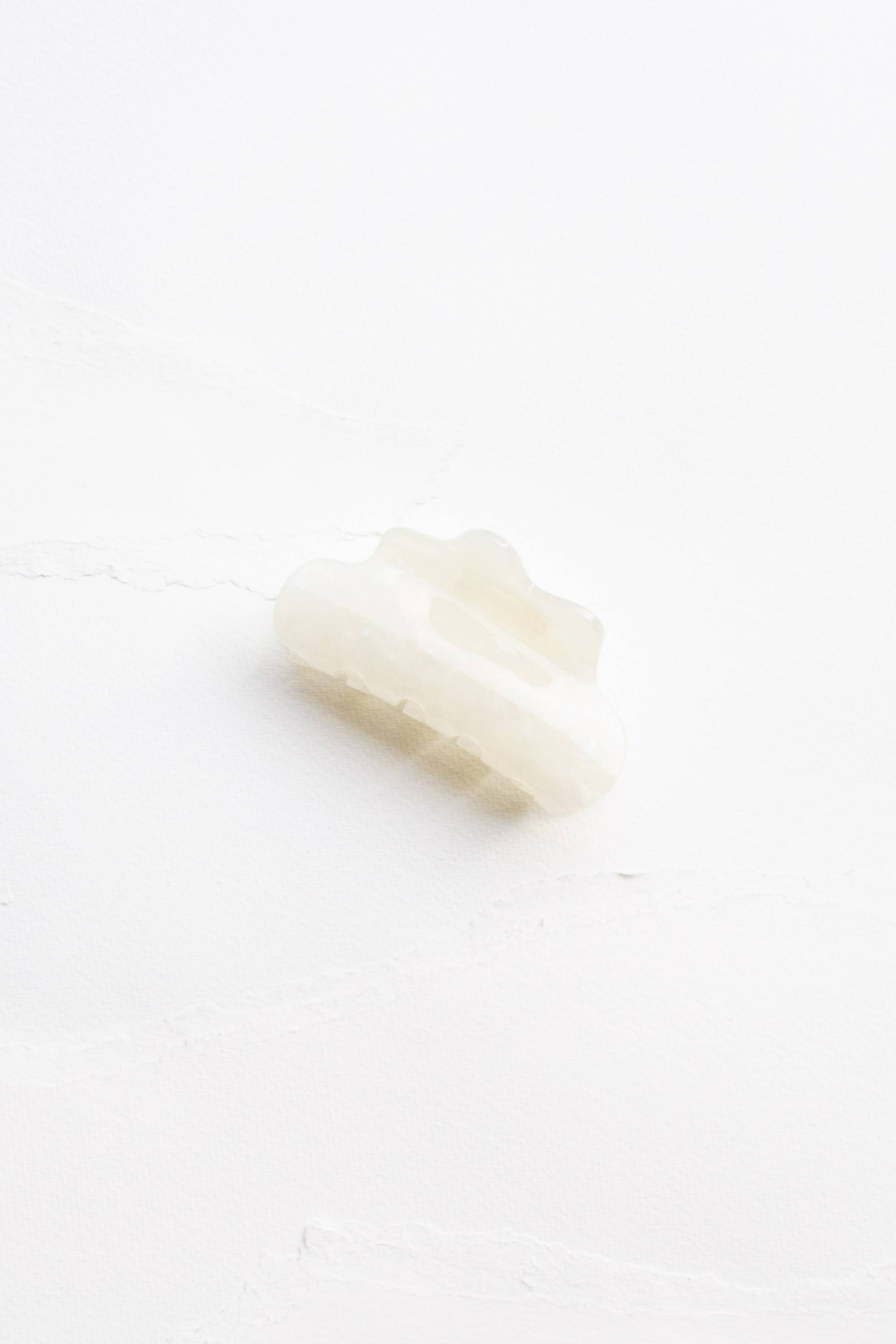 Eco Cloud Hair Claw Clip: Rainbow Cookie