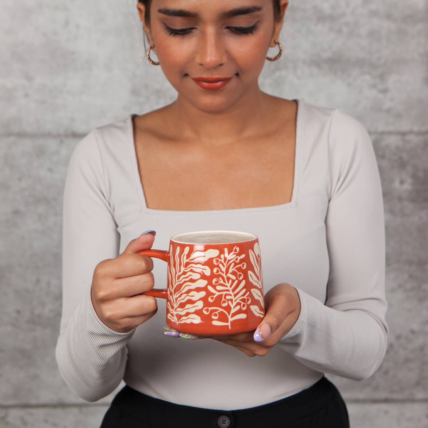 Entwine Imprint Stoneware Mug
