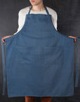 Midnight Blue Stonewash Apron
