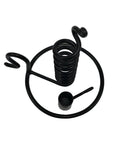 Wrought Iron Spiral Courting Candle Holder, 6”
