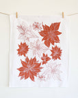 Poinsettia Tea Towel