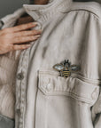 Handmade Beaded Brooch Pin - Beaded Bee
