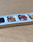 Ceramic Artist 4-Pan Paint Palette - Handmade Travel Palette: Palette Only