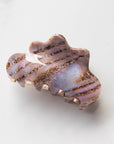 Eco Cloud Hair Claw Clip: Pink Clouds