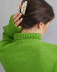 Eco Cloud Hair Claw Clip: Rainbow Cookie