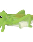 Grasshopper Natural Rubber Teether, Rattle & Bath Toy