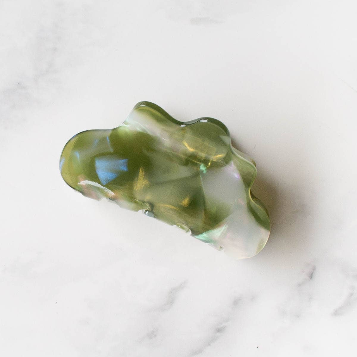 Eco Cloud Hair Claw Clip: Pink Clouds