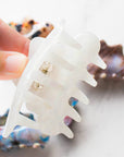 Eco Cloud Hair Claw Clip: Pink Clouds