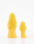 Beeswax Morel Mushroom Candle 2-pack: Black