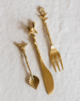 Adavi Brass Mini Serving Utensils